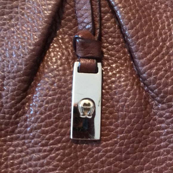Brown leather Aigner bag - Picture 6 of 6